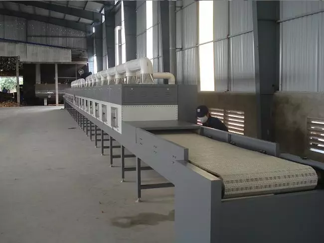 Shrimp processing machine microwave equipment